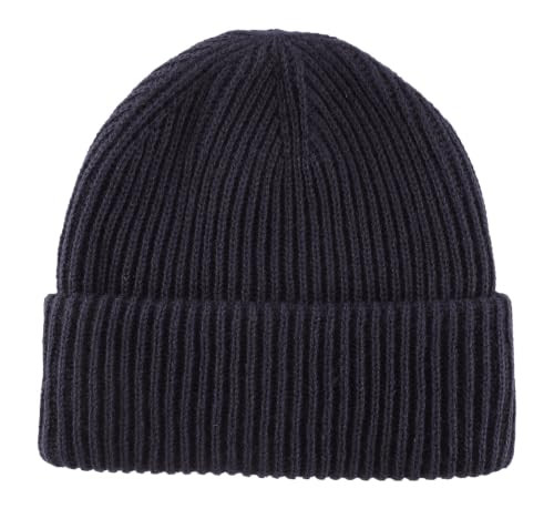 Home Prefer Rib Knit Beanie Hat for Men and Women Winter Hat Navy Blue | Amazon (US)
