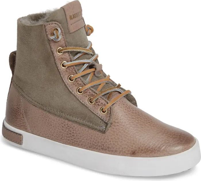 QL46 Genuine Shearling Lined Sneaker Boot | Nordstrom