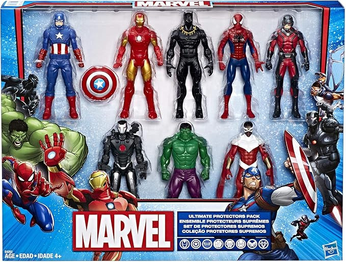 Marvel Avengers Action Figures - Iron Man, Hulk, Black Panther, Captain America, Spider Man, Ant ... | Amazon (US)