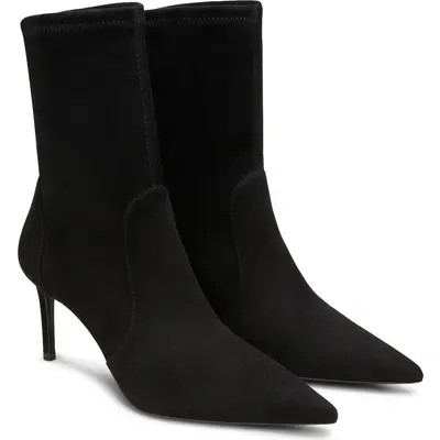 Stuart Weitzman Stuart Pointed Toe Bootie in Toasted Almond at Nordstrom, Size 11 | Nordstrom