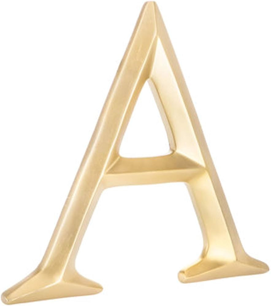 Elegant Resin Made Golden Letter"A" Wall Decoration for Home Bedroom Offices Living Room, L 12.25... | Amazon (US)