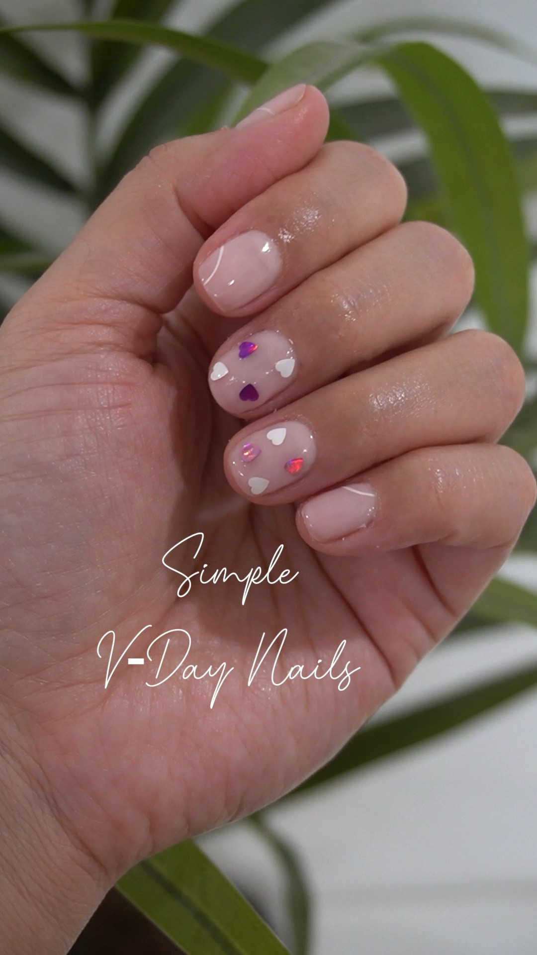 Simple Vday nails 💕 

#LTKVideo #LTKfindsunder50 #LTKSeasonal