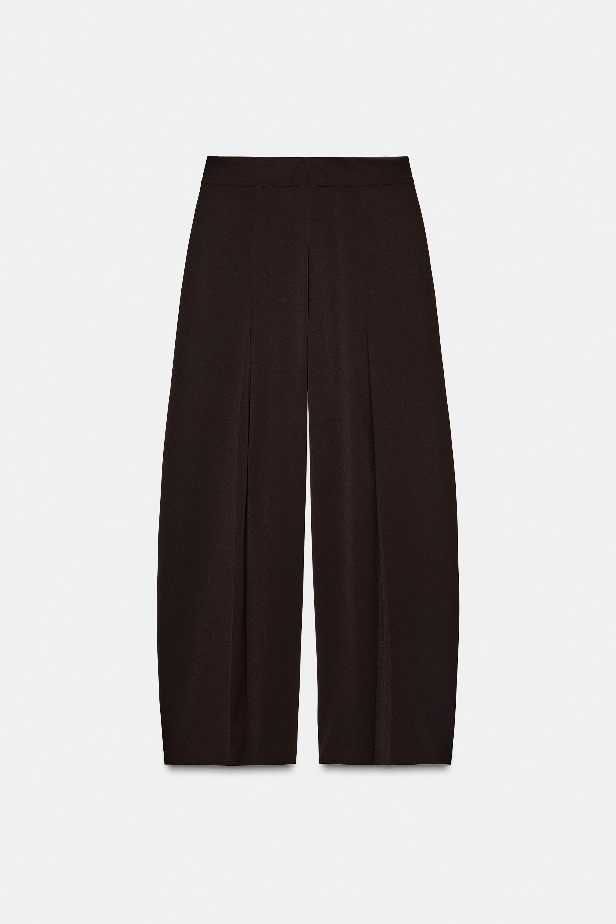 ZW COLLECTION FLOWY PLEATED PANTS | Zara US
