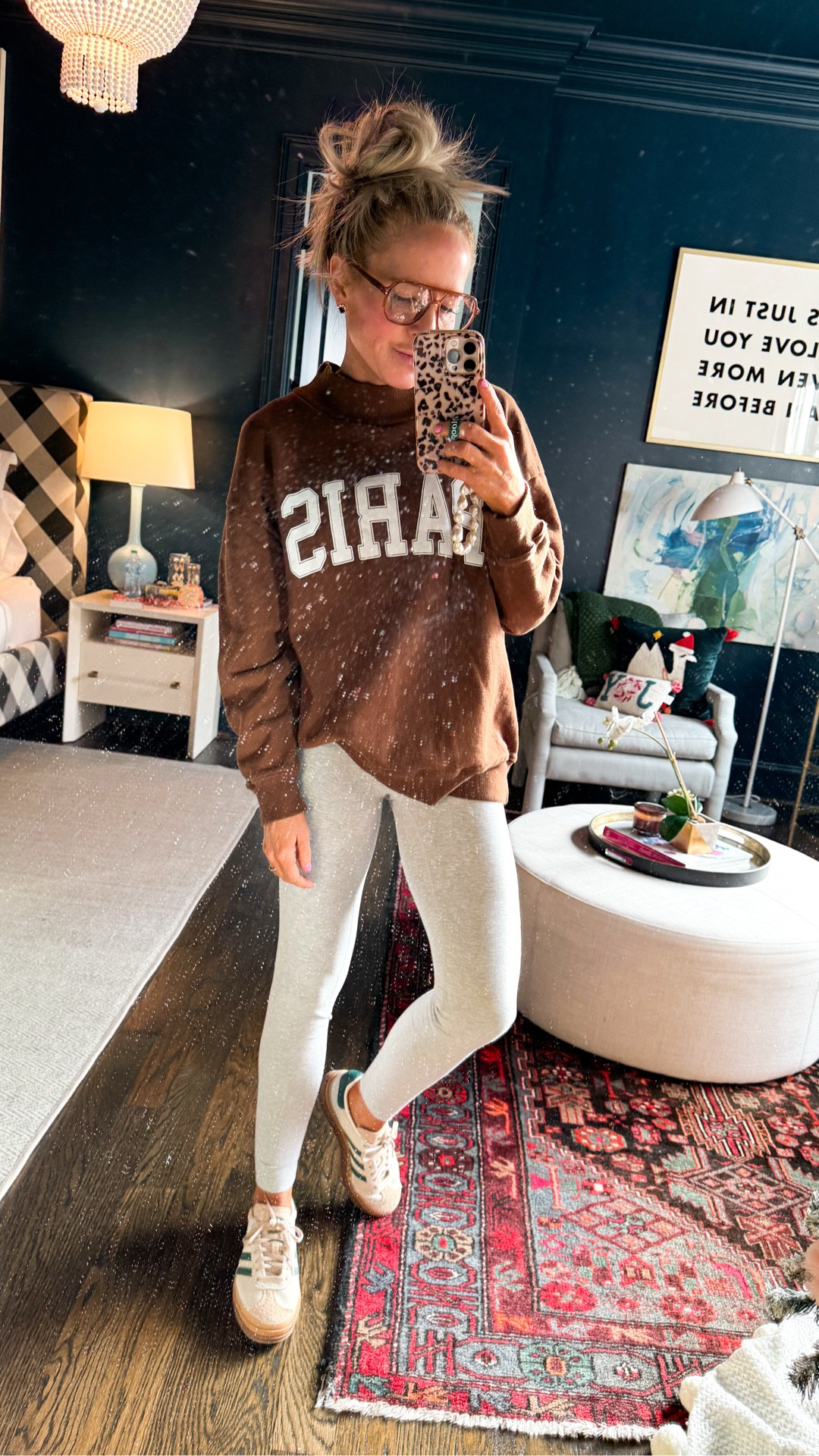 getting it done • wearing small in sweatshirt and XS in leggings • 

#LTKFindsUnder50 #LTKFindsUnder100 #LTKOver40