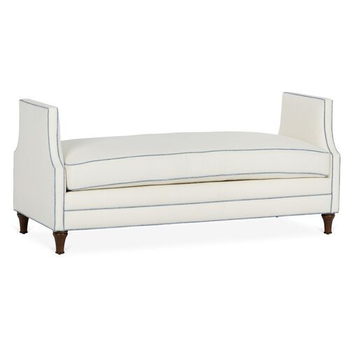 Dumont Linen Bench | One Kings Lane