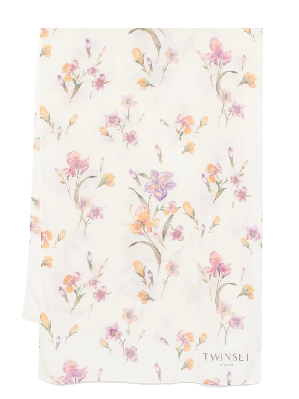 TWINSET floral-print Stole | Neutrals | FARFETCH | Farfetch Global