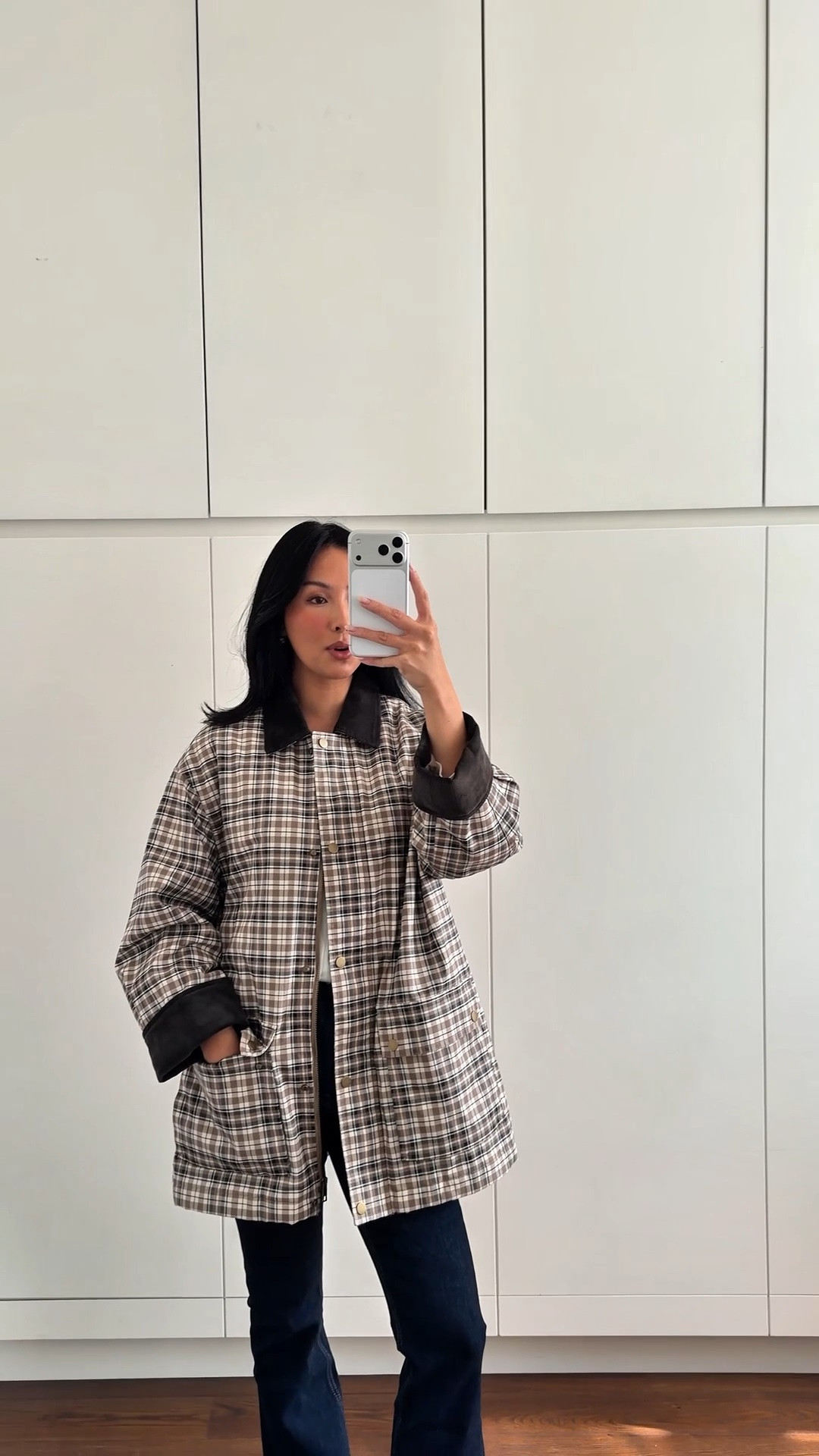 Wearing this barn jacket in a M. I wanted to get it oversized for big chunky sweaters to fit underneath comfortably!

#LTKootd #LTKSeasonal #LTKPetite