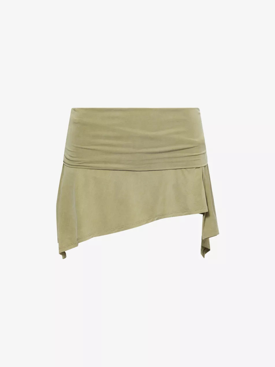 Kylie Asymmetric Stretch-Woven Skort | Selfridges