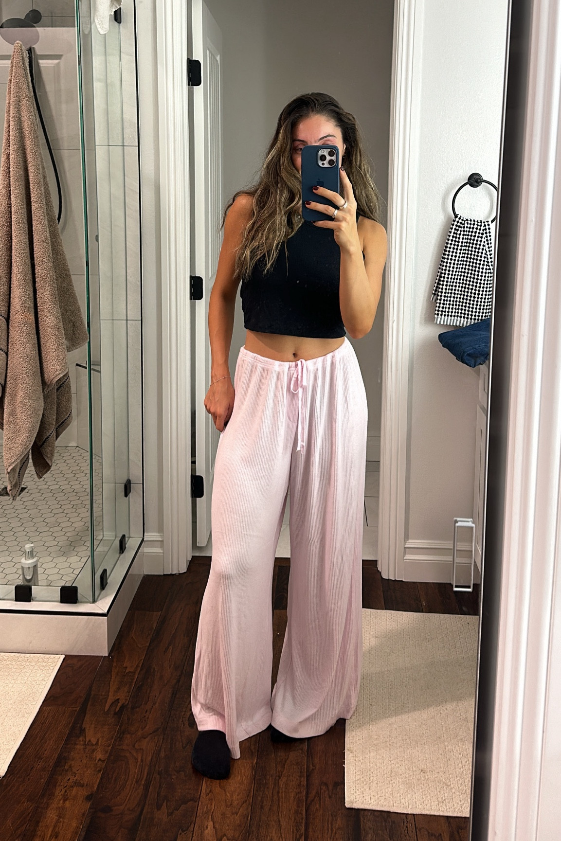 $25 target pajama pants! SO buttery soft. I took a size large to make them extra long 
