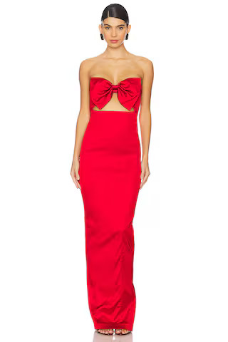 SAU LEE Esther Gown in Red from Revolve.com | Revolve Clothing (Global)