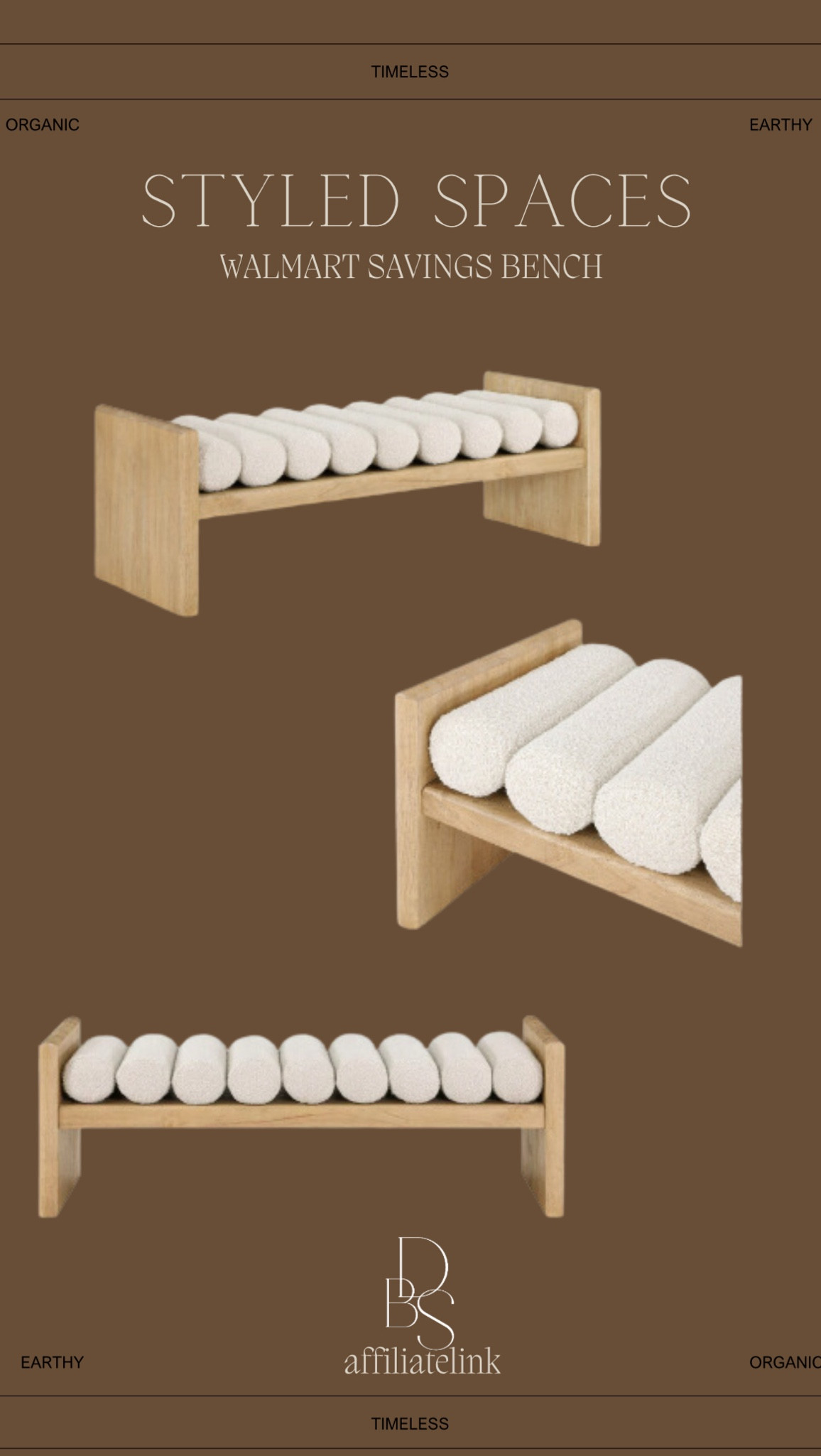 The coolest bench from Walmart is on sale!! You can put this in an entryway, bedroom or bathroom suite! 

Walmart finds, bedroom, bench, organic finds, home finds, home decor, furniture 

#LTKSummerSales #LTKHome