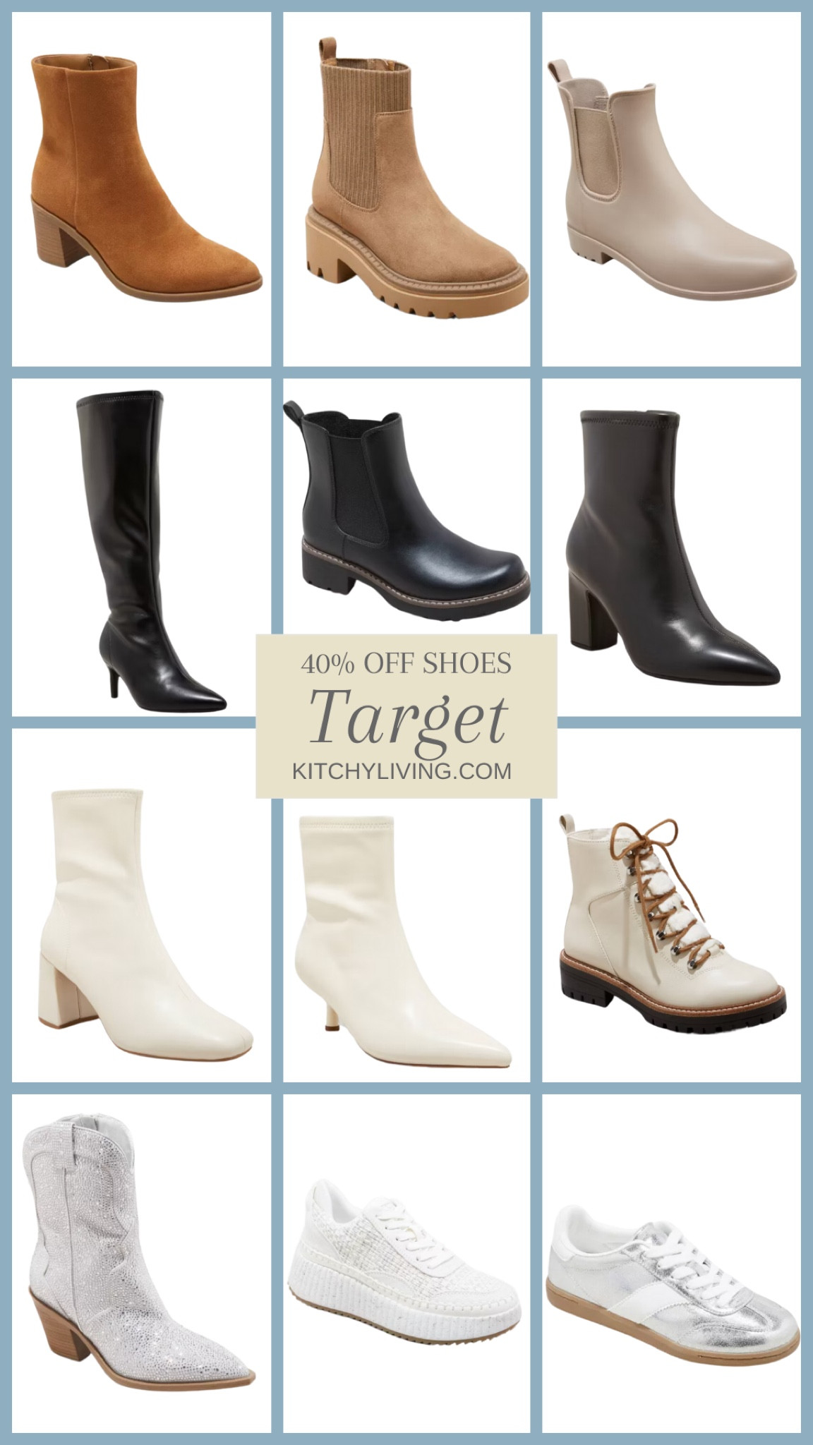 40% OFF ALL SHOES AT TARGET #targetsale #earlyblackfriday #targetstyle 


#LTKShoeCrush #LTKHoliday #LTKFindsUnder50