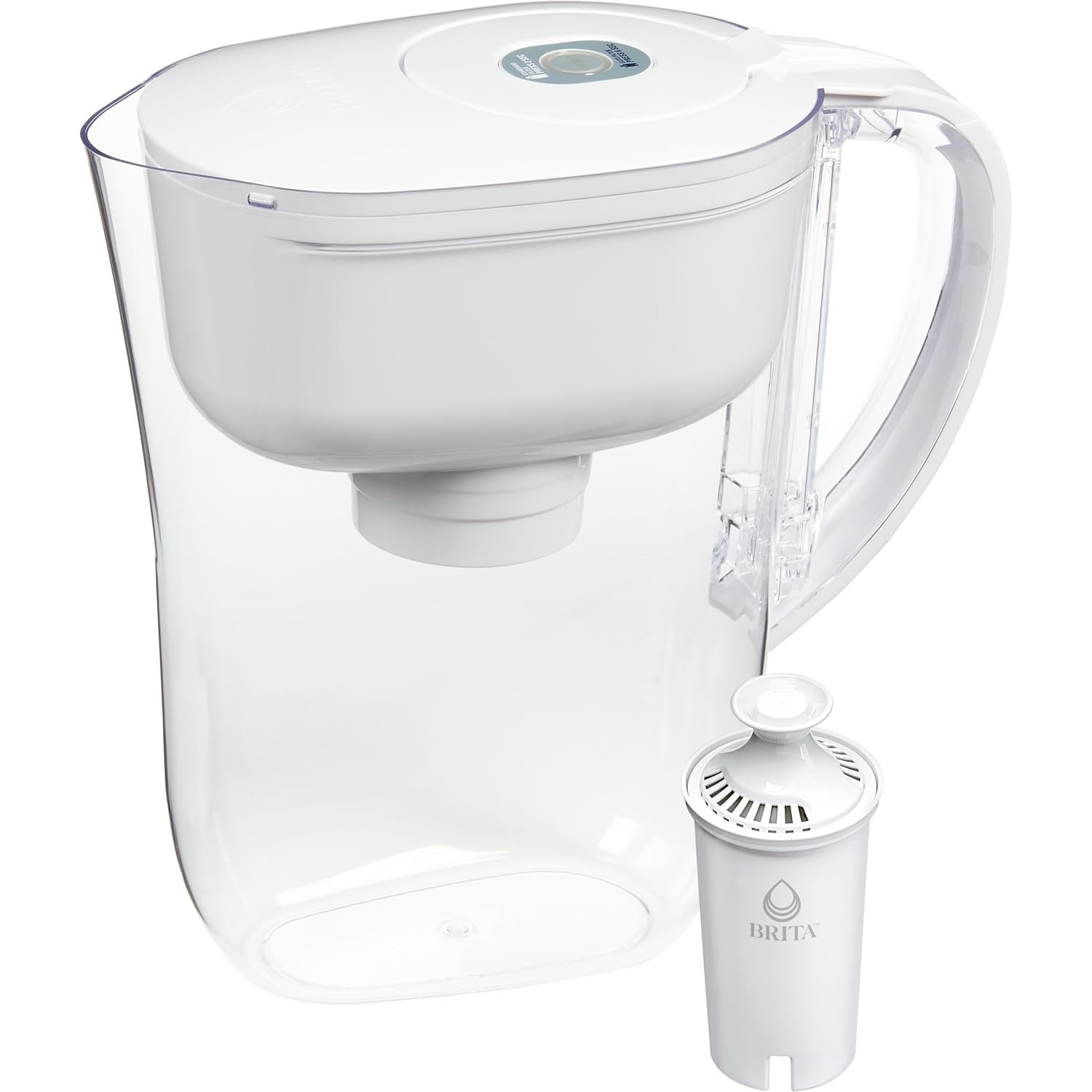 Brita Metro Water Filter Pitcher with SmartLight Filter Change Indicator, BPA-Free, Replaces 1,80... | Amazon (US)