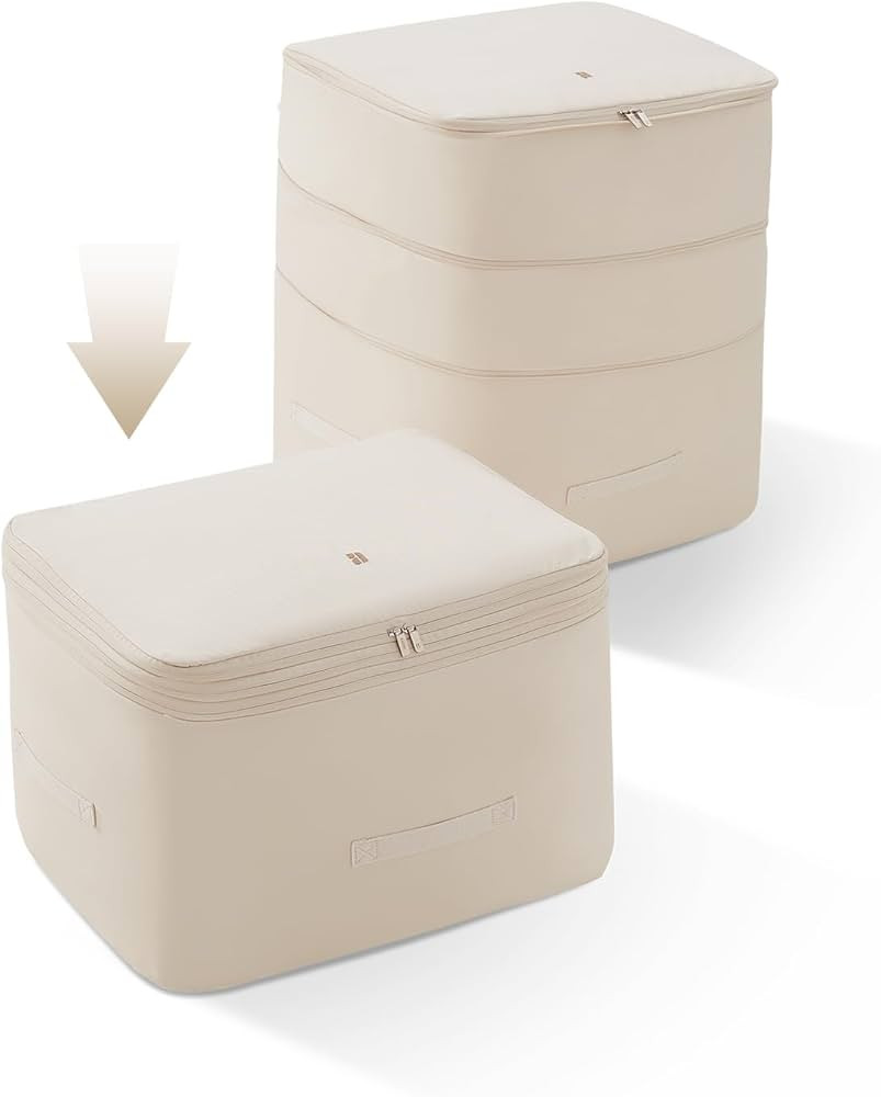 Eachy 3-Pack Comforter Storage Bag Blanket Storage Bags, 136L Compression Bags for Blanket Comfor... | Amazon (US)