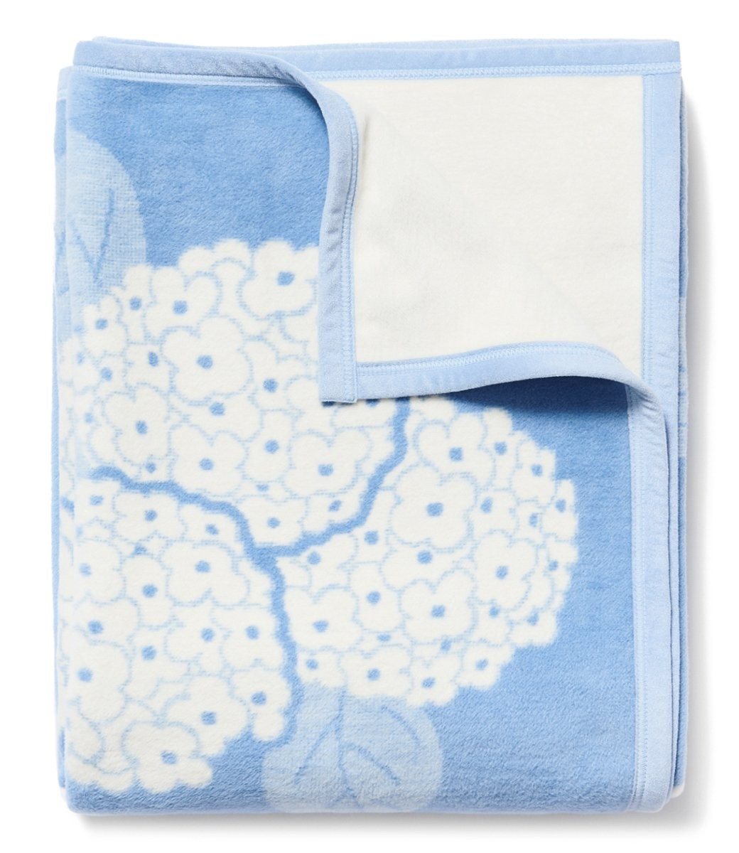 Hydrangeas Light Blue Original Blanket | ChappyWrap