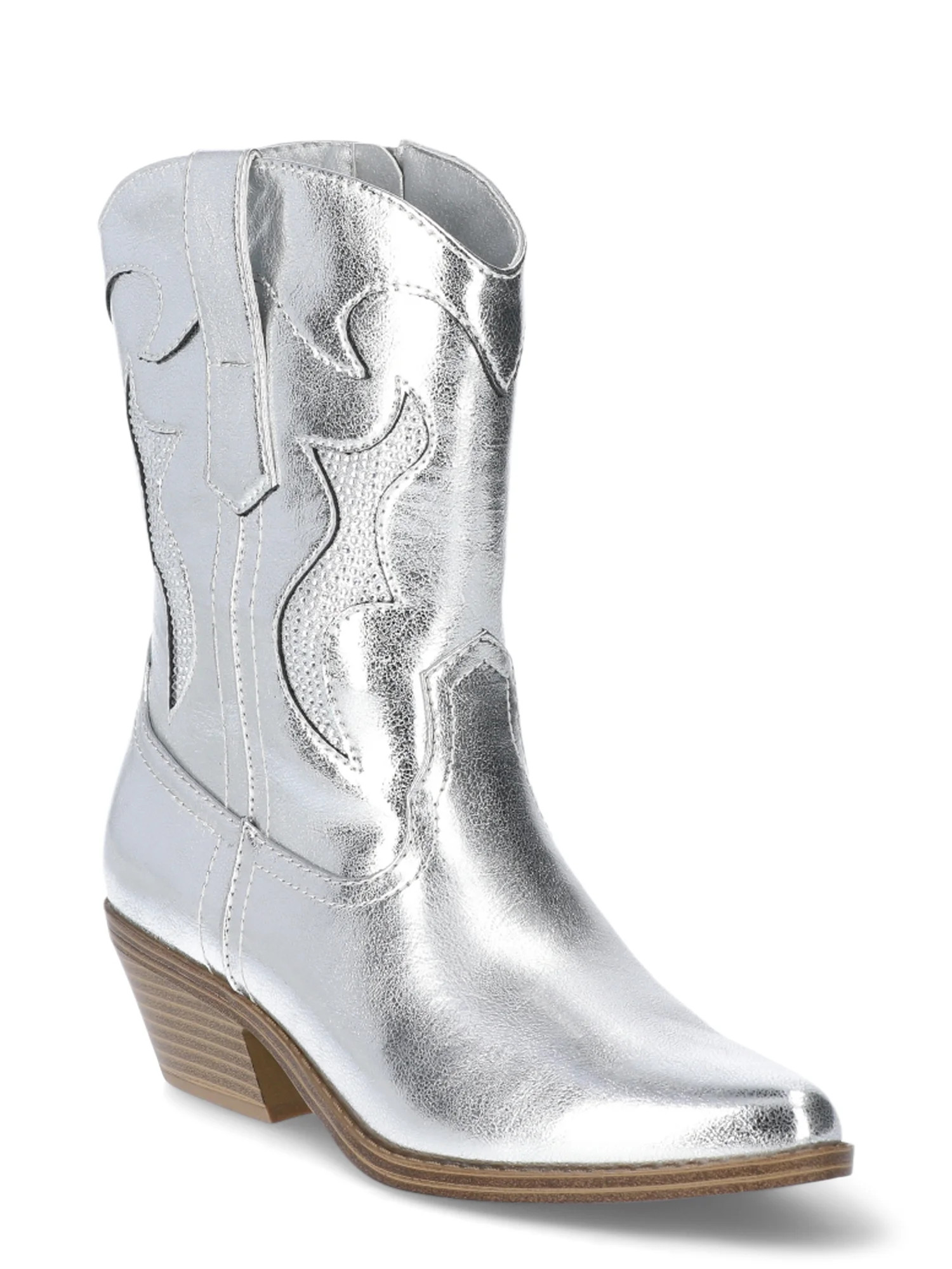 No Boundaries Women's Short Western Boot | Walmart (US)