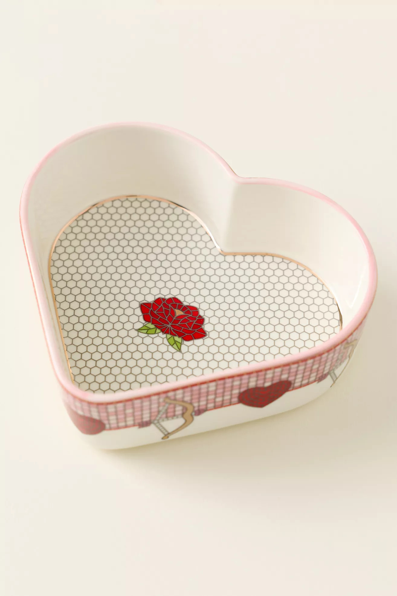 The Bistro Tile Stoneware Ramekin: Valentine's Edition | Anthropologie (US)