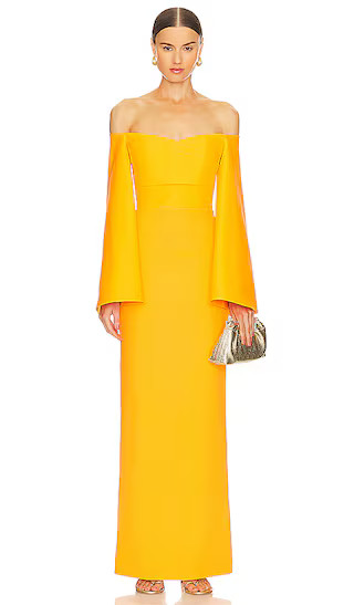 Eliana Maxi Dress in Orange | Revolve Clothing (Global)