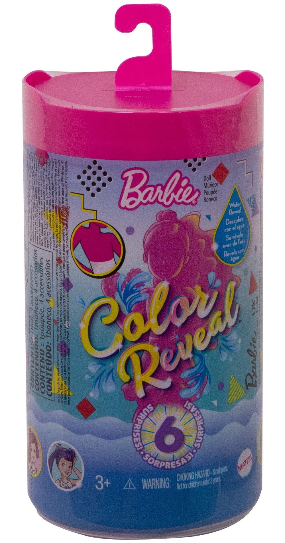 Barbie Color Reveal Chelsea Doll With 6 Surprises For Kids 3 Years Old & Up | Walmart (US)