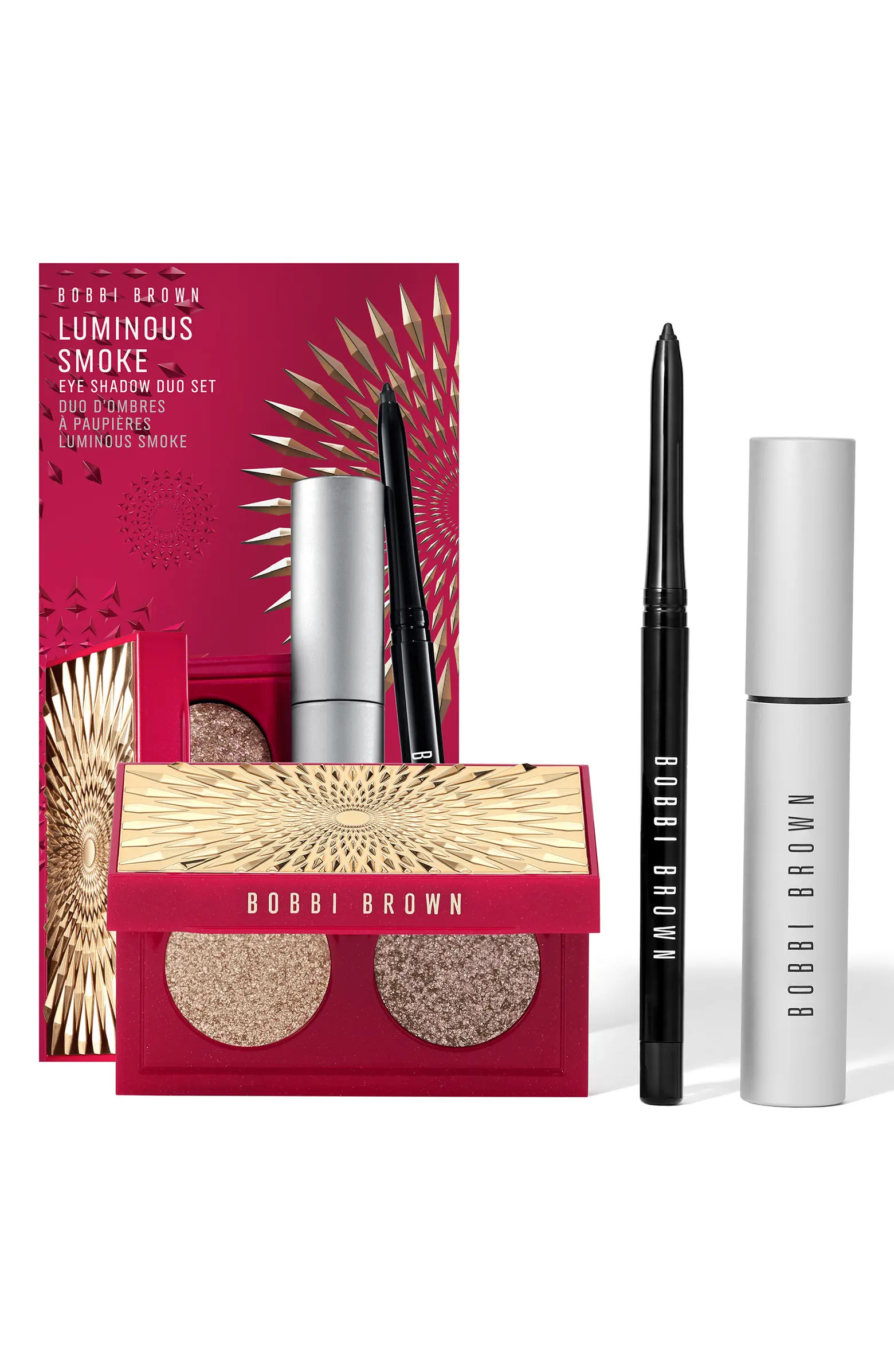 Bobbi Brown Luminous Smoke Eyeshadow, Eyeliner & Mascara Holiday Gift Set $99 Value | Nordstrom | Nordstrom