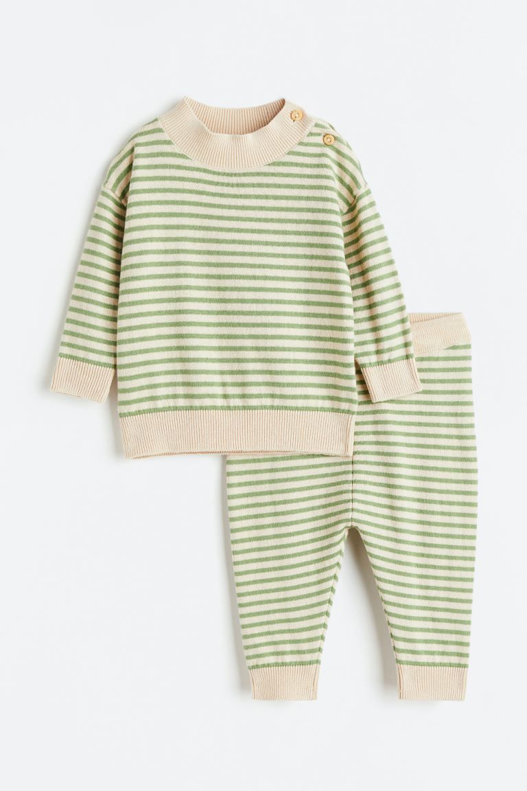 2-piece Fine-knit Cotton Set | H&M (US)