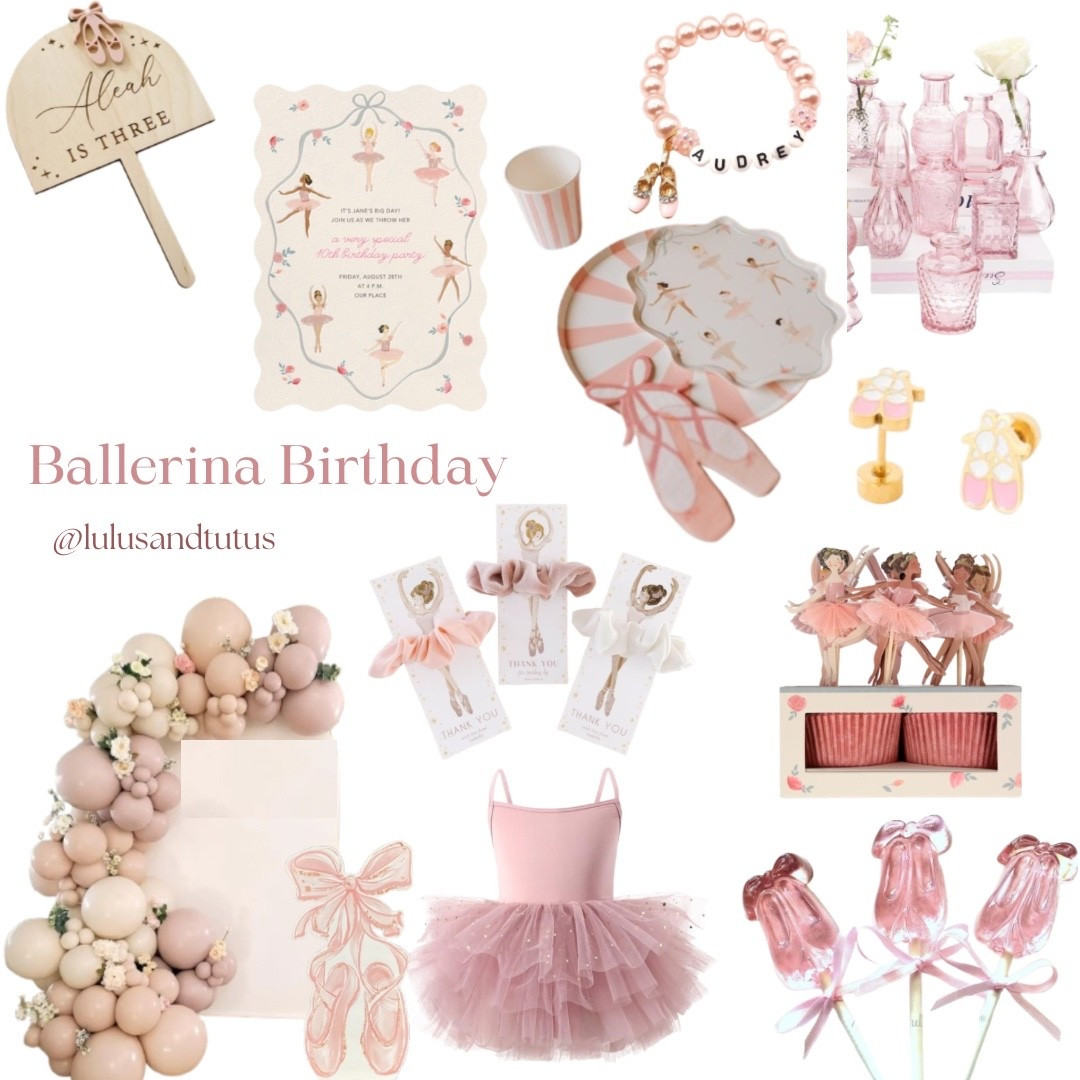 Ballerina 🩰 birthday 


#LTKParties #LTKKids #LTKFamily