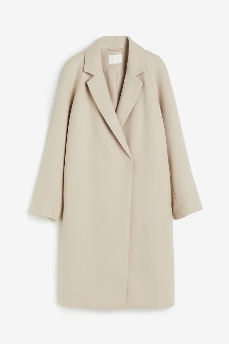 Double-breasted midi coat | H&M (UK, MY, IN, SG, PH, TW, HK)