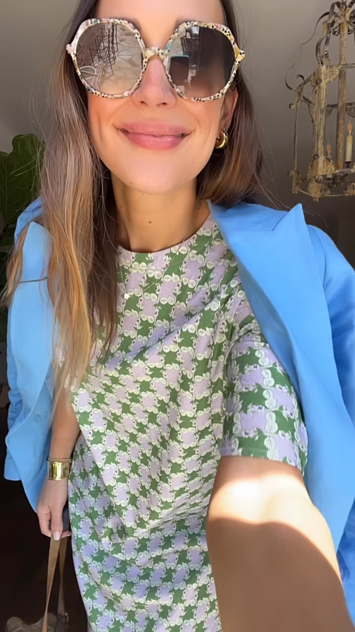 What I wore to a ladies meeting - I am seriously loving this linen blazer! 