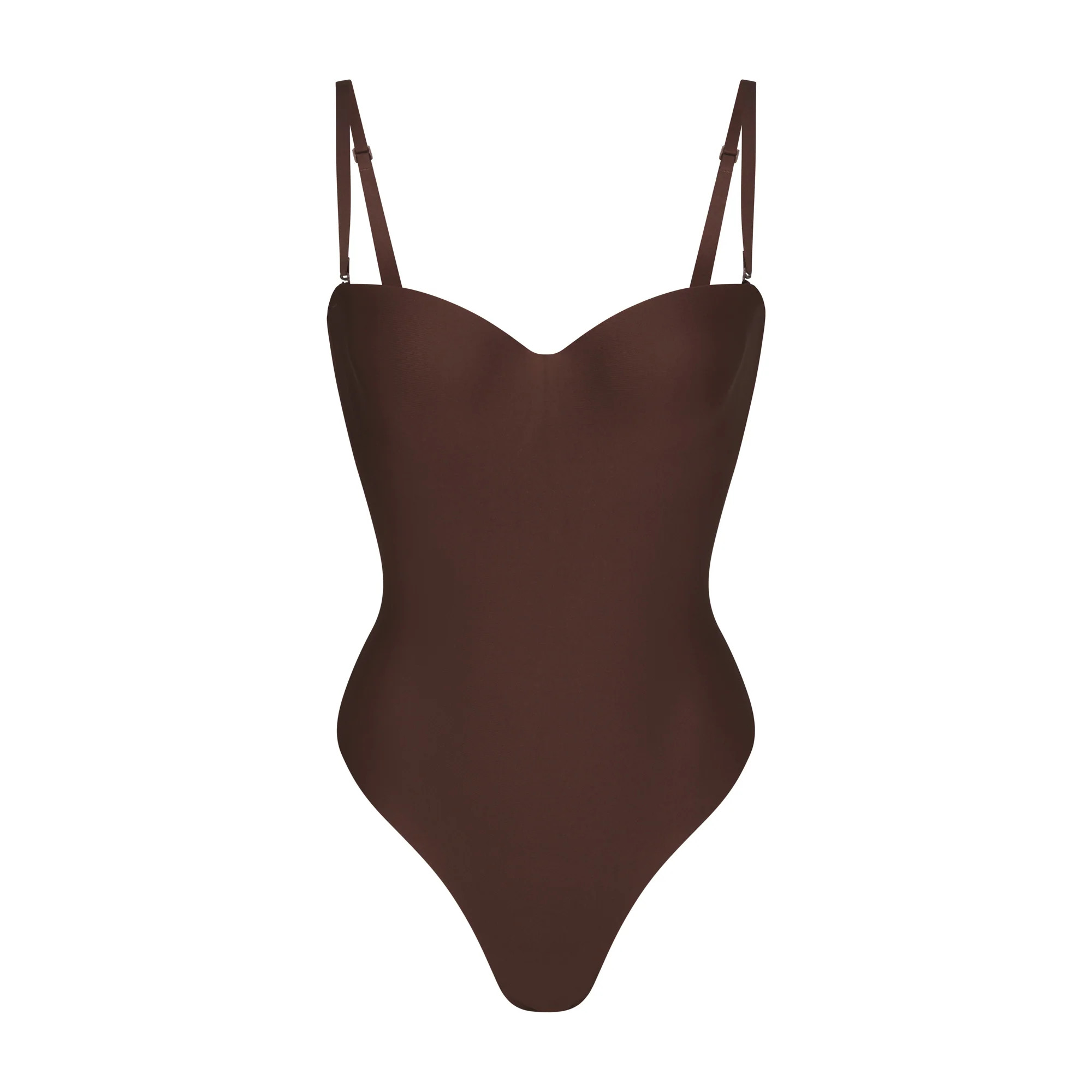 SKIMS BODY UNDERWIRE THONG BODYSUIT | COCOA | SKIMS (US)
