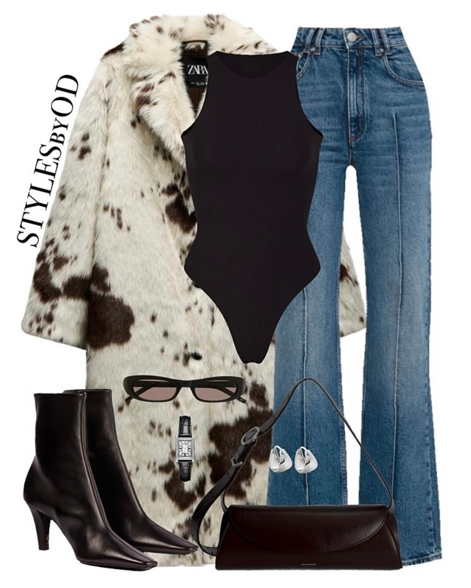 It’s giving urban it-girl energy👀🤎


Winter capsule wardrobe staple, street chick city outfit, edgy an sleek street style inspo, sophisticated style with animal printed coat, transitional fashion for women 
#ltkfashion #ltkstyletip 

#LTKootd #LTKNYFW #LTKSeasonal