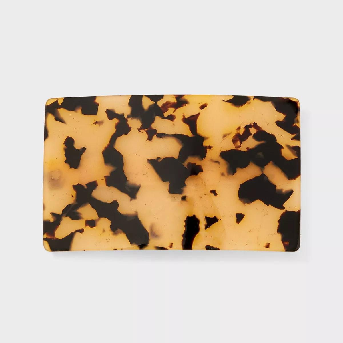 Square Acrylic Hair Barrette - A New Day™ Brown | Target