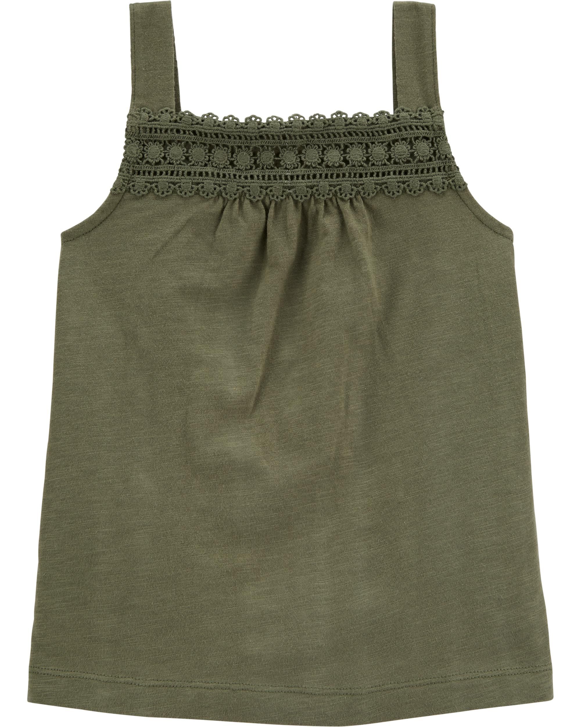 Crocheted Slub Jersey Tank | Carter's