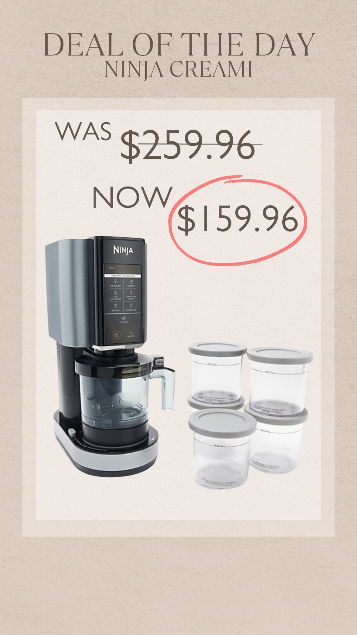 Shop this Ninja Creami on major sale today! 

#LauraBeverlin #NinjaCreami #GiftGuide #Home #Kitchen 

#LTKGiftGuide #LTKhome #LTKsalealert