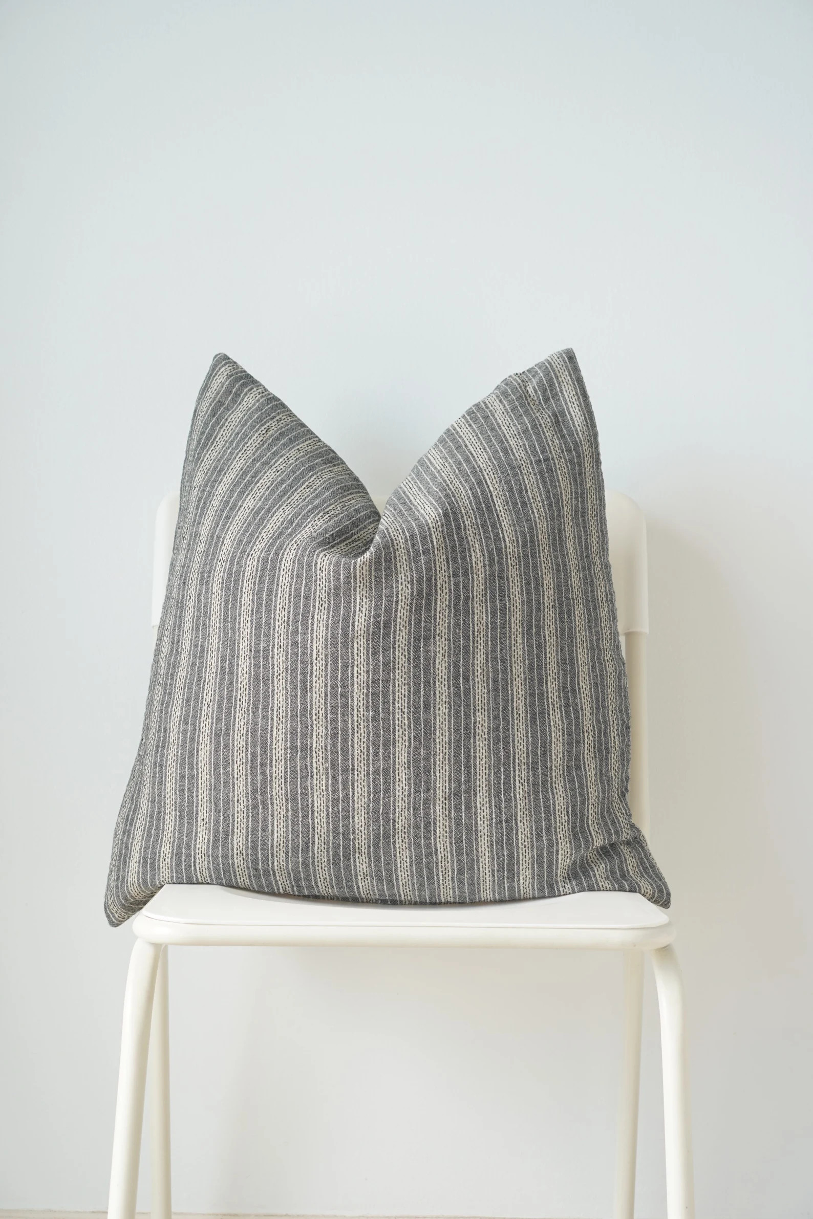 Grey Striped Pillow Cover | Etsy | Etsy (UK)