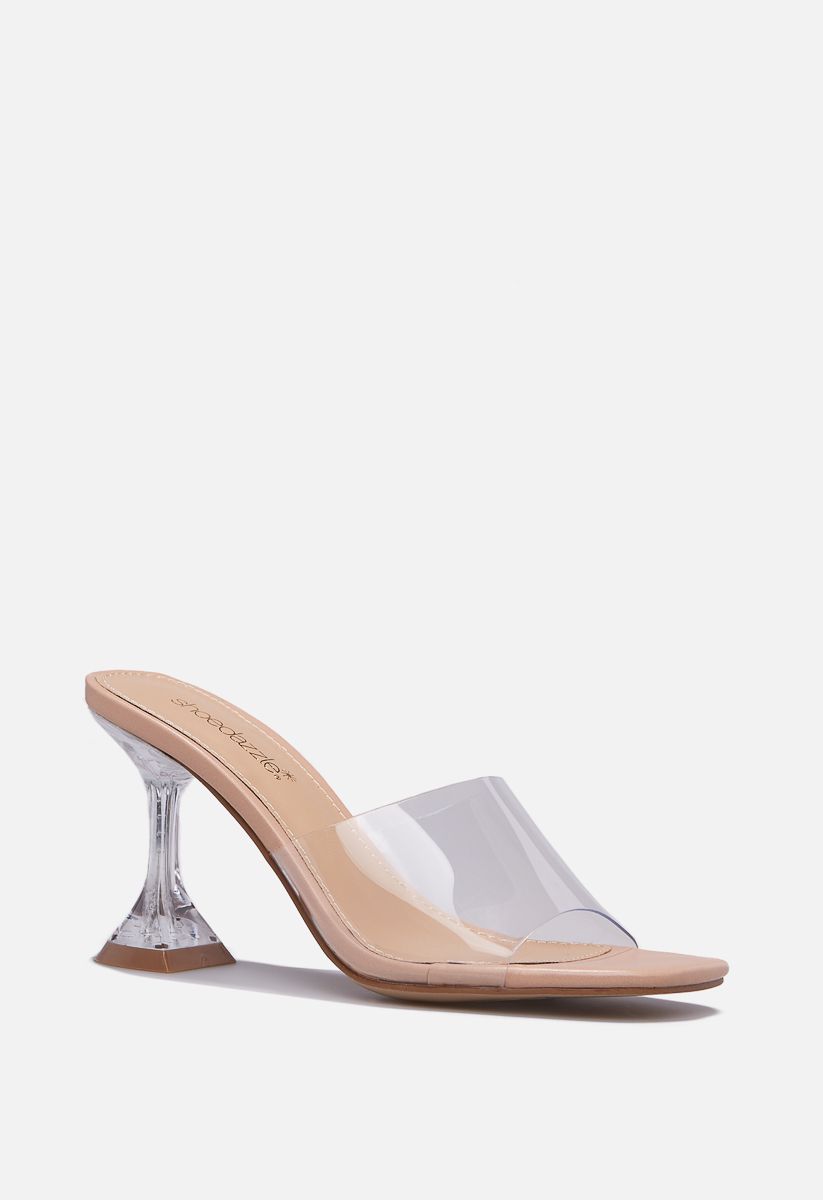 Whittany Transparent Heeled Sandal | ShoeDazzle
