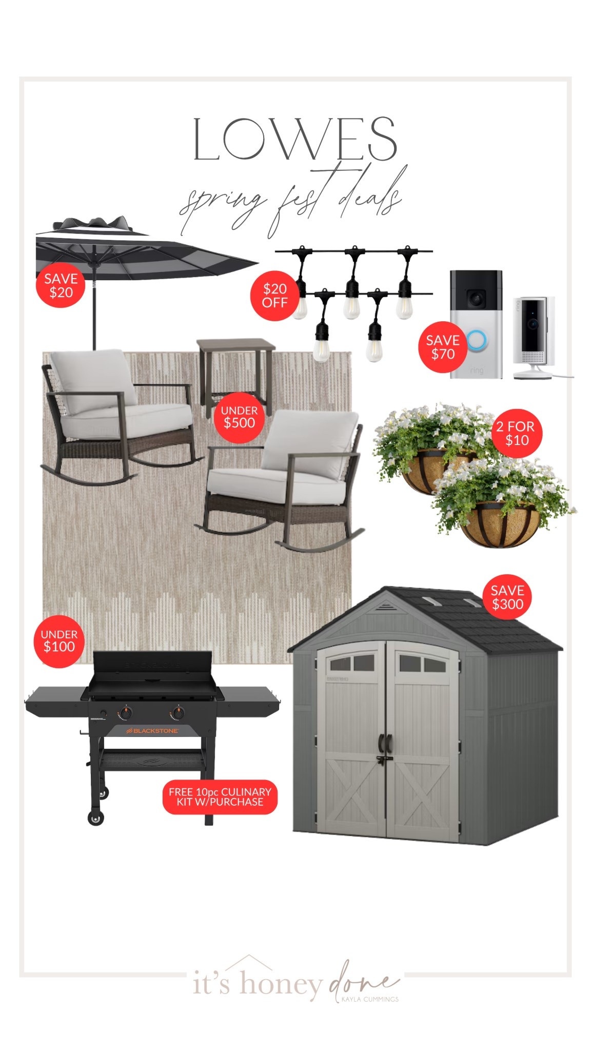 @Lowe's is having so many good deals for Spring Fest right now! Tons of stuff to get your backyard/patio prepped for spring and summer! 

#LTKHome #LTKSaleAlert
