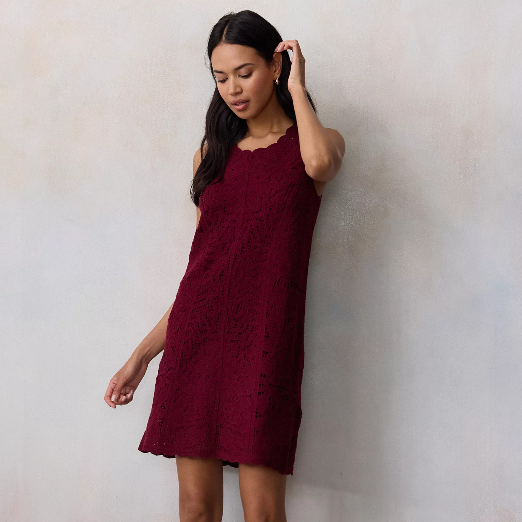 Women's LC Lauren Conrad Crochet Mini Dress | Kohl's
