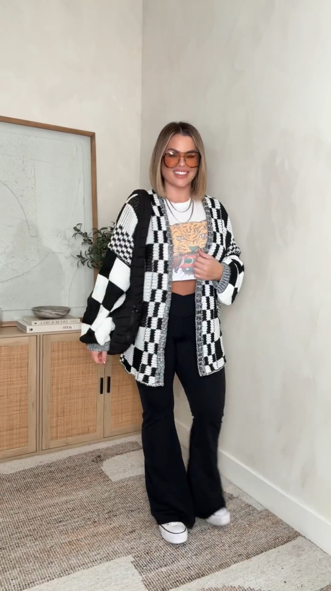 Top L I cut it myself - use code shaynaslife to save $ 
Pants L 32 length 
Sweater XL 
#amazon #leggingoutfits 

Follow my shop @shaynaslife on the @shop.LTK app to shop this post and get my exclusive app-only content!

#liketkit #

#LTKStyleTip #LTKMidsize