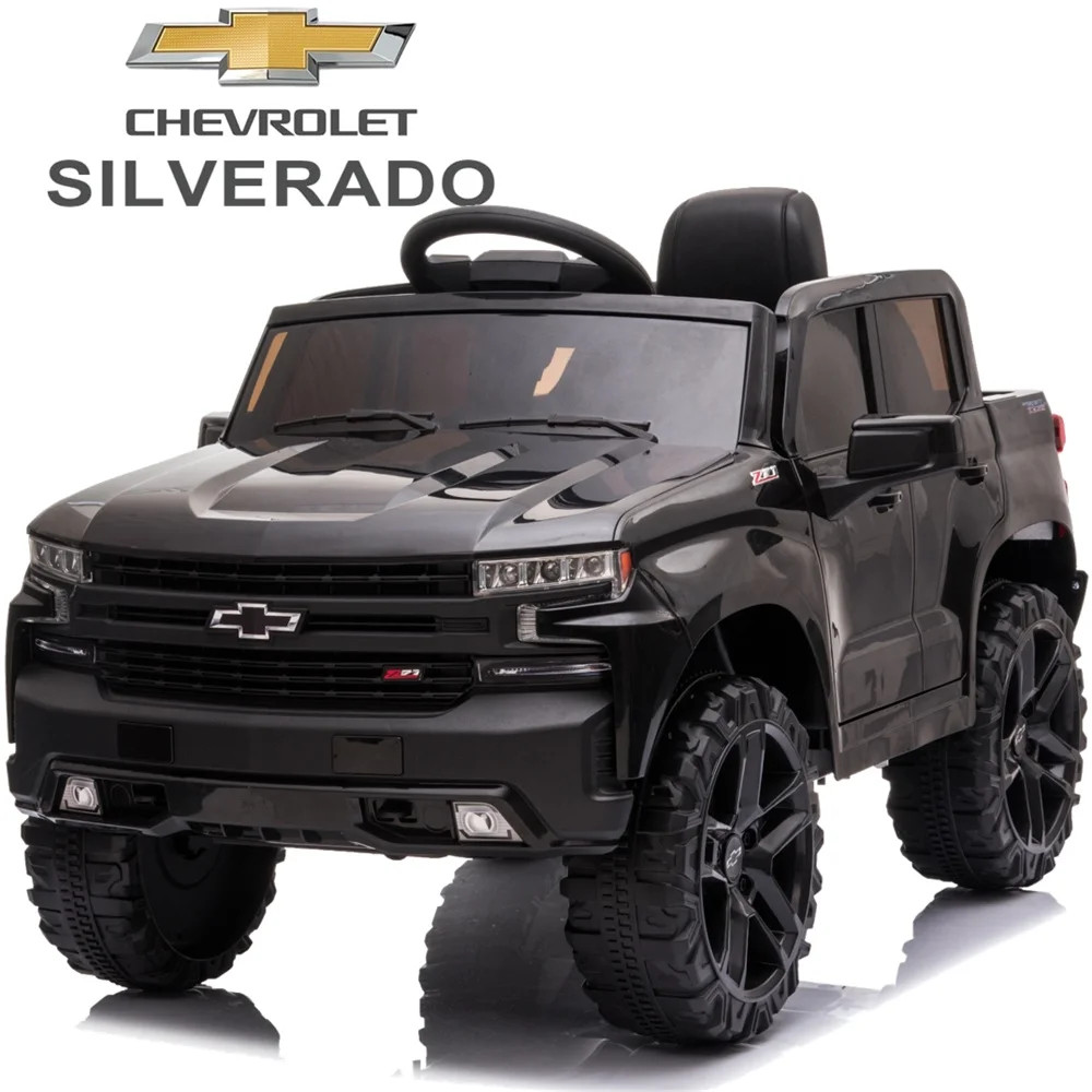 Electric Cars for Boys, Chevrolet Silverado 12V Ride on Toys with Remote Control, Power Ride on C... | Walmart (US)