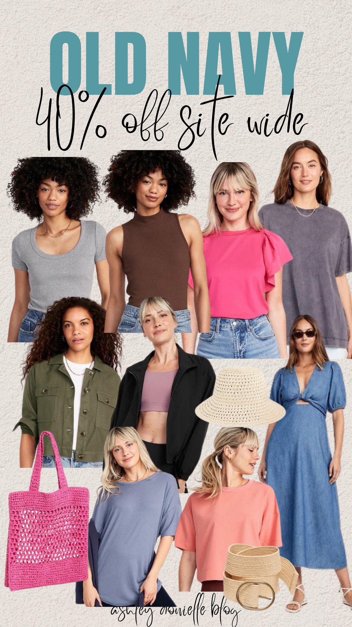 Old navy sale! 40% off site wide!

T-shirt, tank top, blouse, denim dress, maxi dress, shacket, jacket, straw hat, tote bag, beach tote, oversized T-shirt, belt

#LTKstyletip #LTKSeasonal #LTKsalealert
