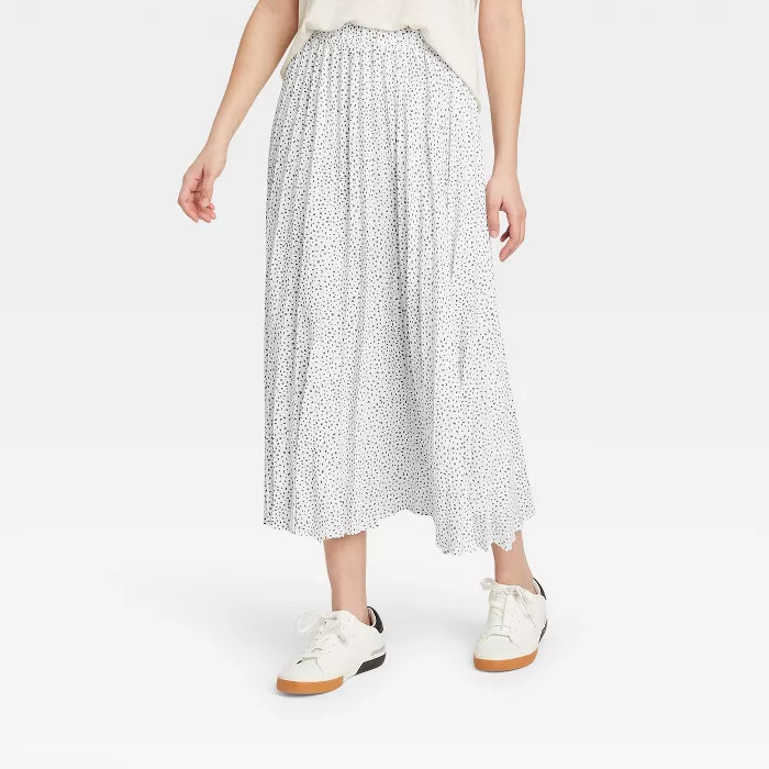 Women's Midi Pleated A-Line Skirt - A New Day™ | Target