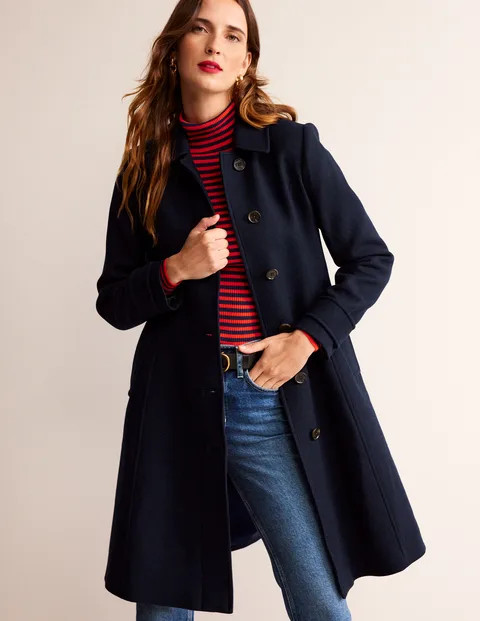 Durham Wool Blend Coat | Boden UK