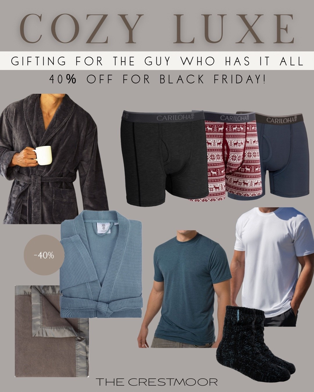 The coziest picks for the guy who has everything. Amazing quality and all 40% off!

Cariloha bamboo essentials
luxury comfort gifts
resort inspired wellness
softest bamboo fabric
ultra cozy robes
luxury bath sets
spa day at home
wellness gift ideas
premium bamboo sheets
buttery soft pajamas
cozy lounge sets
warm winter socks
comfort lover gift guide
sleep and relaxation gifts
soft bamboo tees
holiday luxury finds
LTK holiday gifts
resort style home
relaxation must haves
home spa favorites
elevated everyday comfort
soft bedding essentials
best gifts for her
best gifts for him
cozy home favorites
comfort and wellness staples
bamboo towels luxury softness
bamboo robe obsession
Cariloha holiday picks
soft neutral home style @cariloha #ad

#LTKMens #LTKCyberWeek #LTKGiftGuide