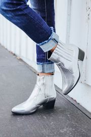 Kendra Bootie - Silver | Whiskey Darling Boutique