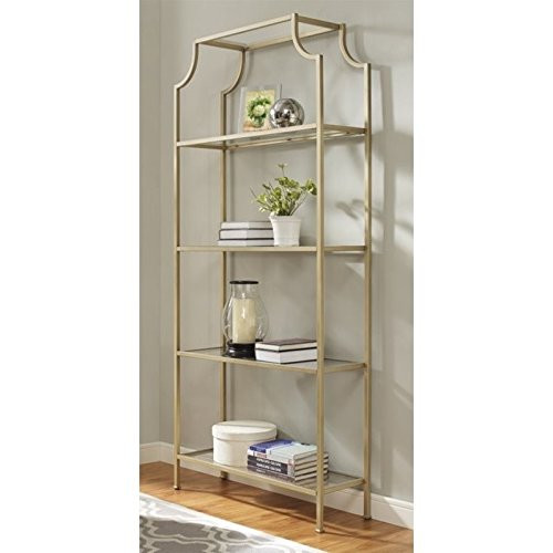 Etagere in Antique Gold Finish | Amazon (US)