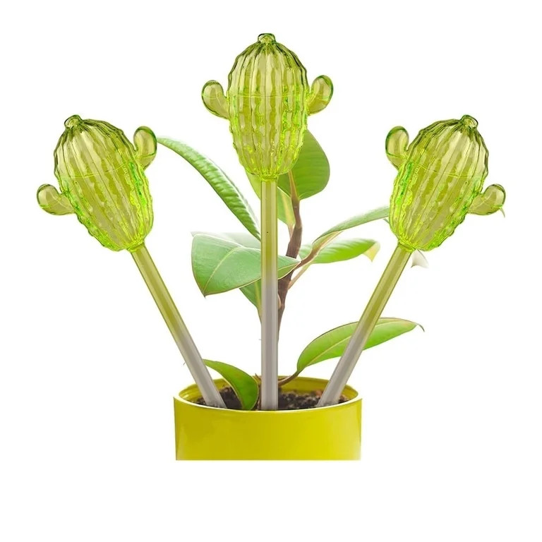 ZDM Glass Plant Watering Globes, Cactus Self Watering Globes, Cacti Self Watering Planter Insert,... | Walmart (US)