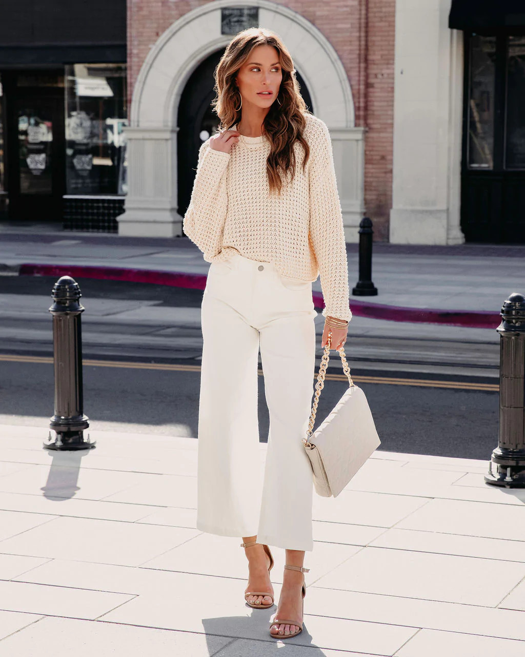 Covello Knit Sweater - Natural | VICI