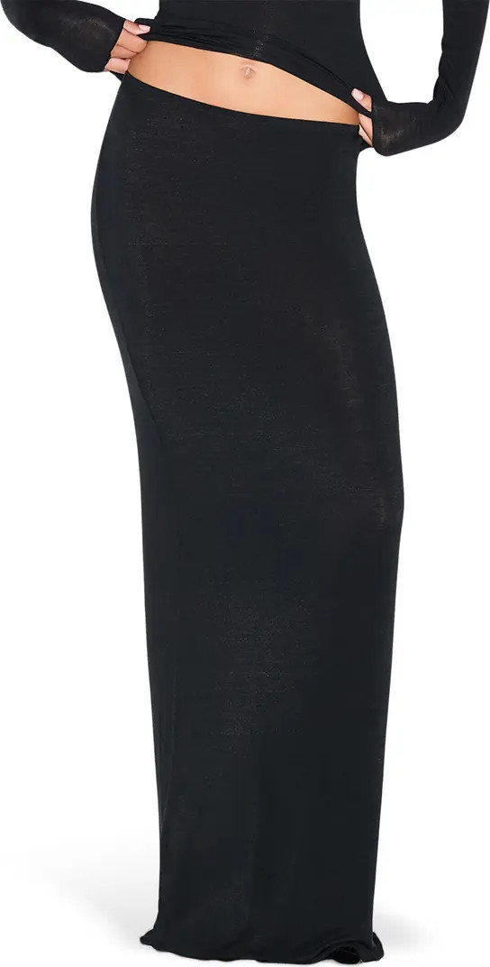 SKIMS Sheer Modal Maxi Skirt | Nordstrom | Nordstrom