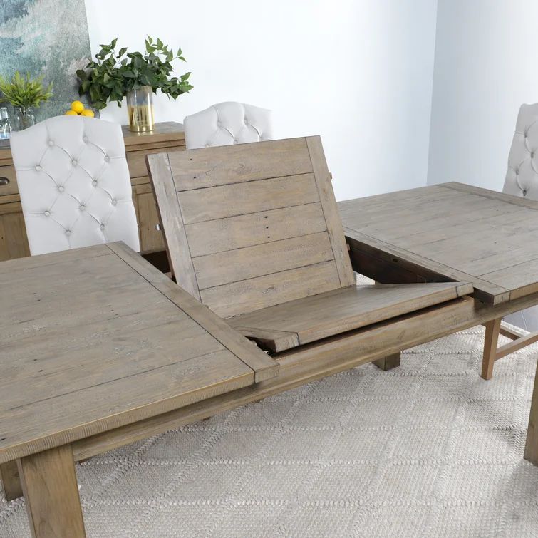 Toulon Butterfly Leaf Pine Solid Wood Dining Table | Wayfair North America