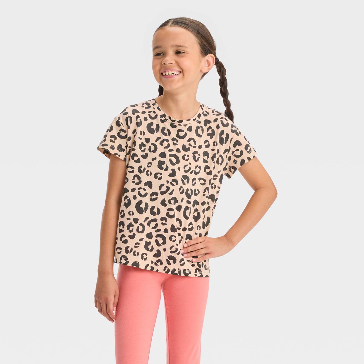Girls' Relaxed Fit Short Sleeve T-Shirt - Cat & Jack™ | Target